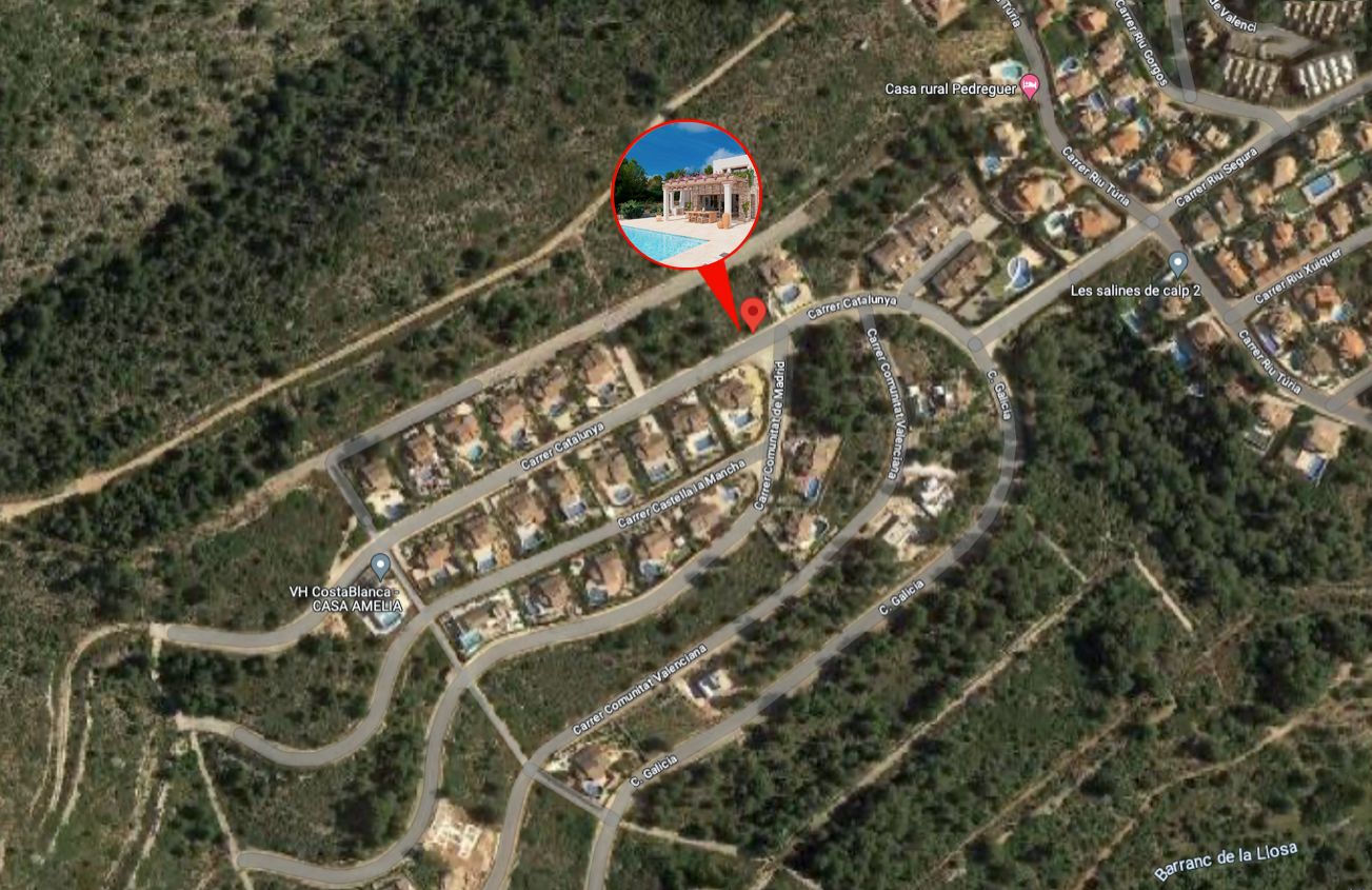 Villa op Ibiza in aanbouw in Solana II op slechts 10 km van Denia