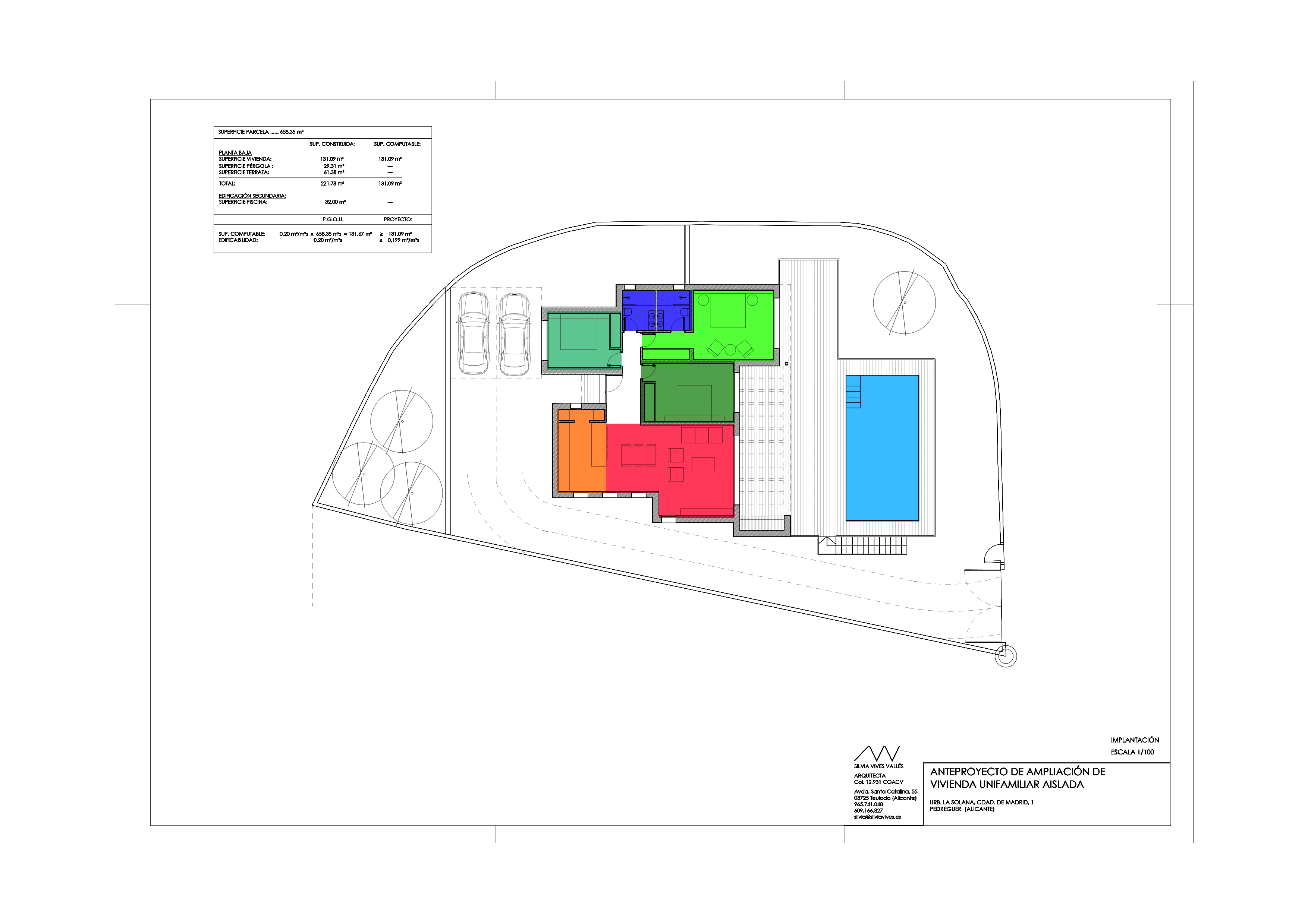 Design villa project in urbanisatie Solana II op slechts 12 km van Denia