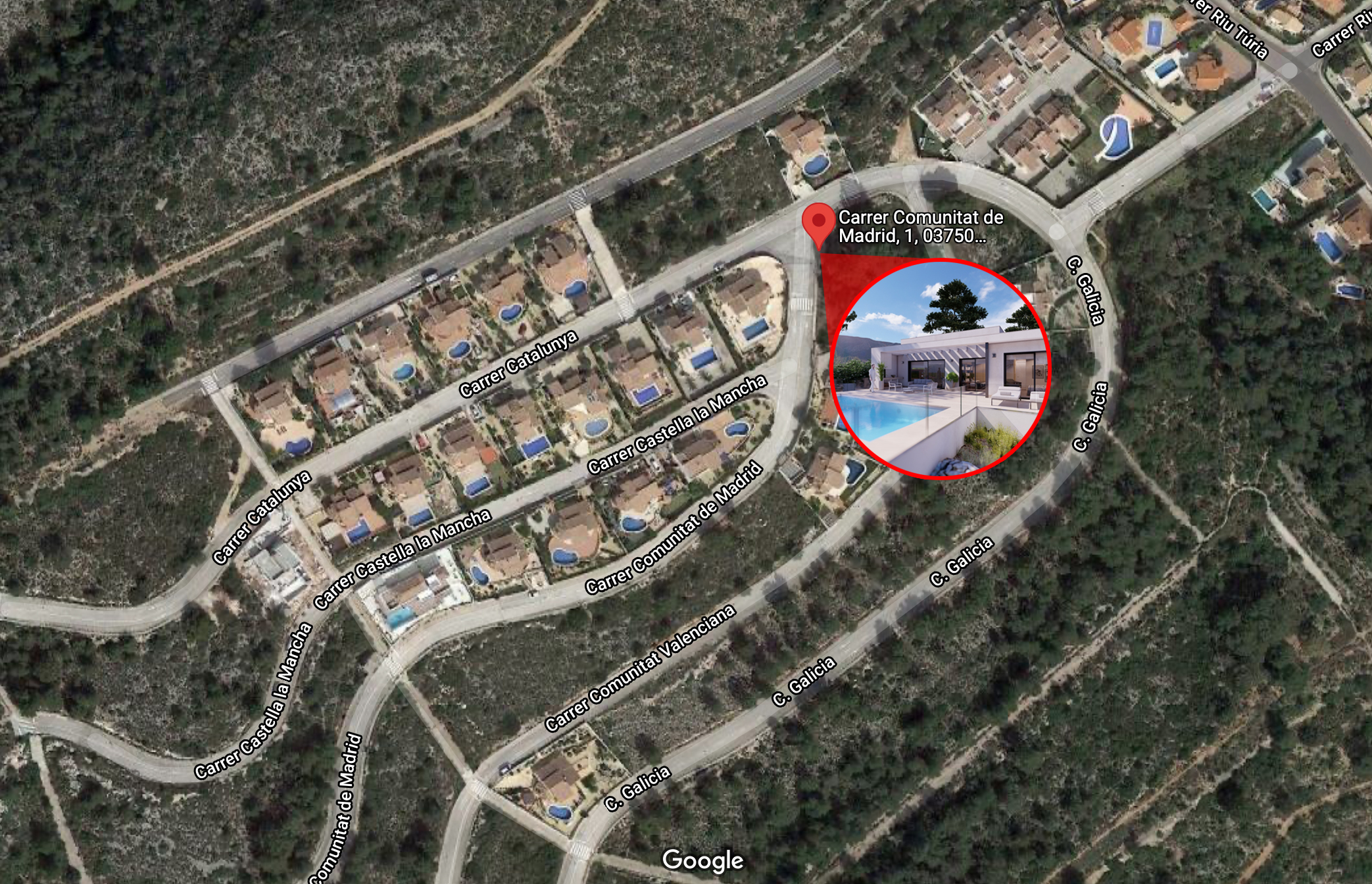 Design villa project in urbanisatie Solana II op slechts 12 km van Denia